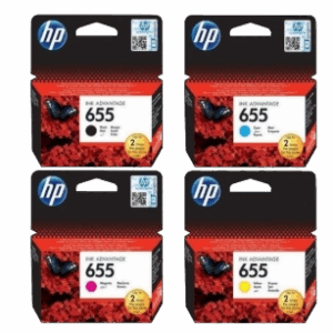 HP Pack cartouches d'encre Original 655 ( Black + Cyan + Magenta + Yellow )