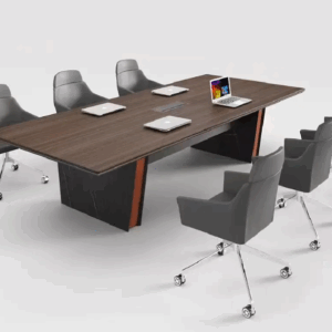 Table de réunion moderne en bois pour salle de conférence - Big Office