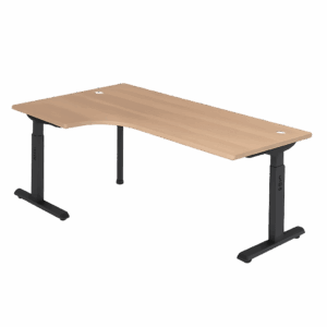 Bureau d'angle Officina réglable en hauteur